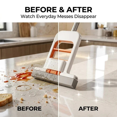 Mini foldable sponge mop