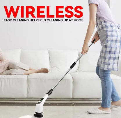 9 in 1 electric scrubber brush