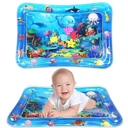 Tummy time water mat