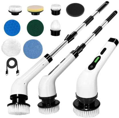 9 in 1 electric scrubber brush