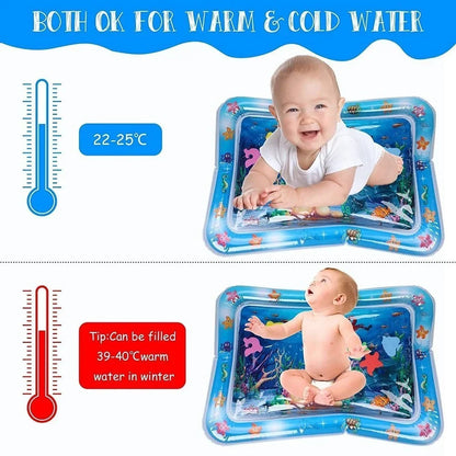 Tummy time water mat
