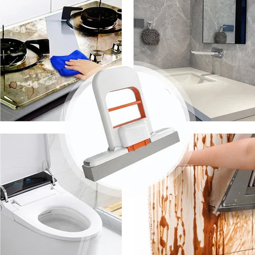 Mini foldable sponge mop