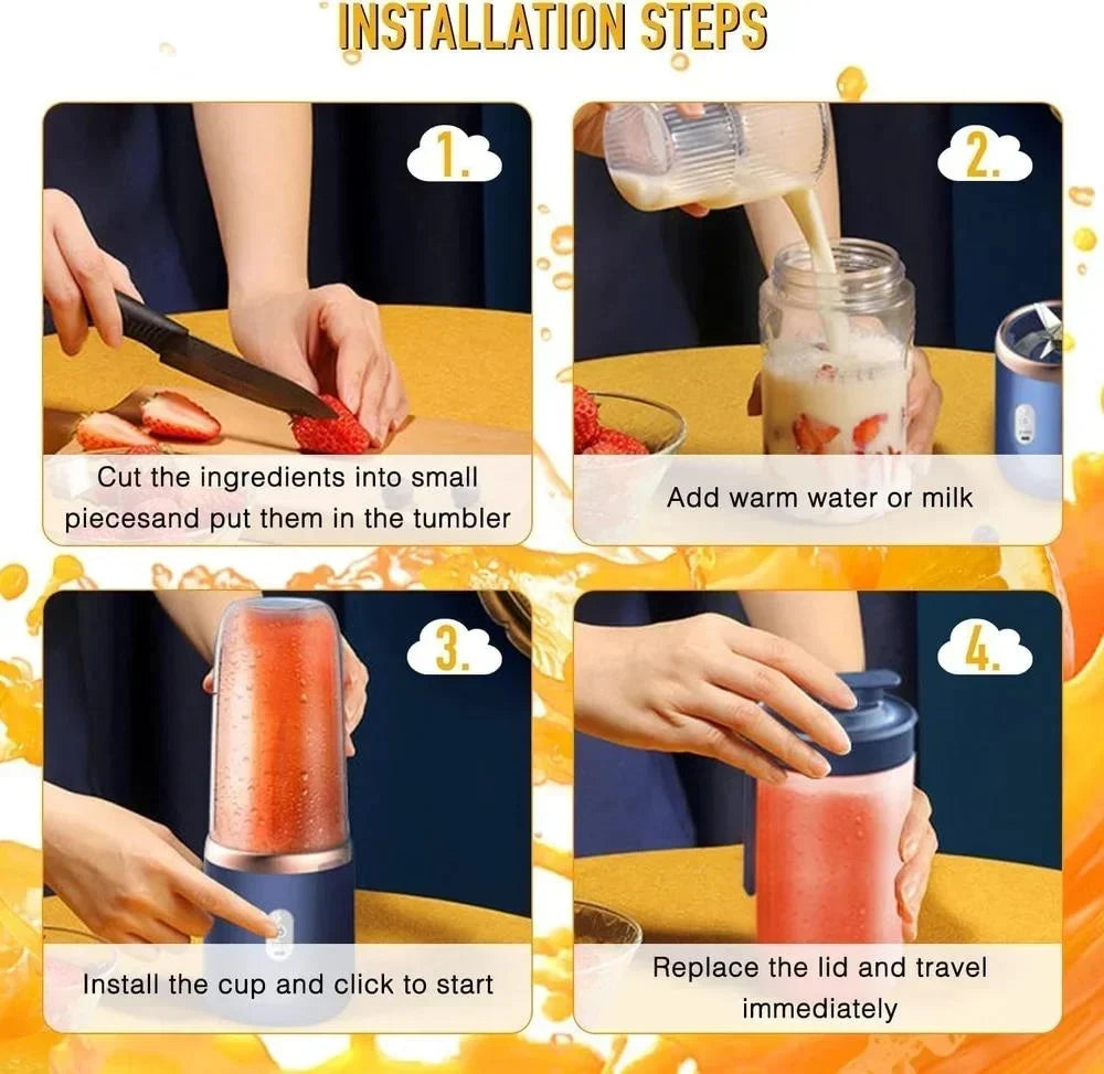 Mini portable juicer